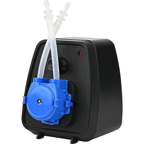 KCP-X 24V Miniatur-Peristaltikpumpe mit Niedrigflussregelung (19-65 ml/min), einstellbarer Drehzahl, zum Dosieren von Flüssigkeiten (US-Stecker). (1/5)