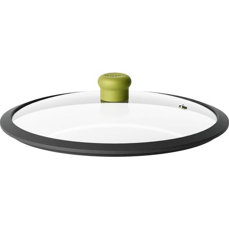 GUZZINI Coperchio in Vetro Curvo D 28 Cm Cook&Color Verde Avocado (1/3)