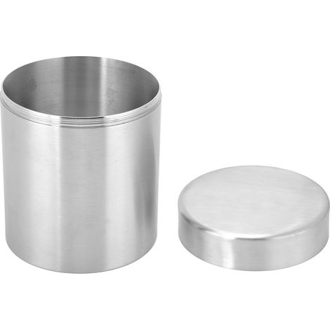 Boîte à thé en acier inoxydable de 400 ml pour la cuisine, idéale pour conserver le thé, le café et le sucre. (1/5)