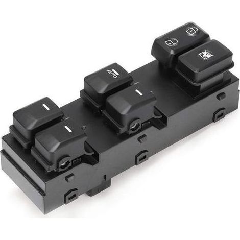 Bouton de commutateur de vitre électrique avant gauche compatible avec Kia Sportage 2011-2016 93570-3W450 popular, Non original (1/5)