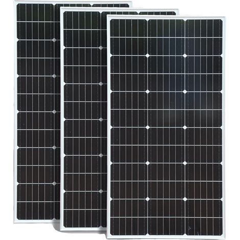 Panneau Solaire, 100W de Puissance, 24% d'Efficacité des Cellules (1/2)