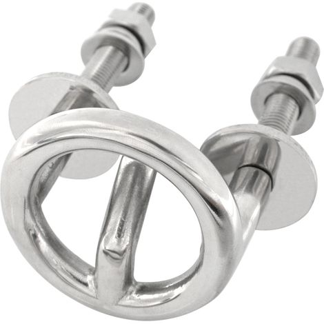 62 mm stainless steel 316 water ski tow rings for yachts and other boat accessories.