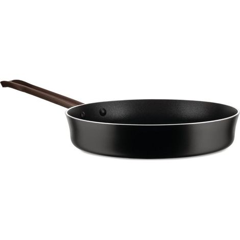 Alessi edo Padella con Manico Lungo, Inossidabile, Acciaio, Marrone, Ø 28 (1/4)