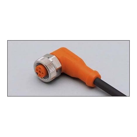 ifm-electronic Cable M12 Negro 5 metros Poliuretano