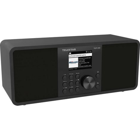 Telestar TOP 250 Schwarz Radio Internet portatile DAB+, Internet, FM Nero (1/5)