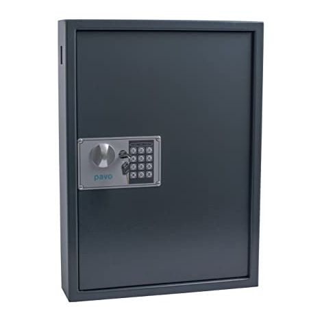 Pavo - Cassaforte per Chiavi ad Alta Sicurezza per 50 Chiavi/Armadietto Portachiavi/Dimensioni: 550 x 380 x 100 mm / 50 Portachiavi (1/4)