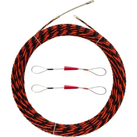 Kit d'extracteur de câble électrique en PET de 5 mm 15 m à travers le mur, dispositif d'enfilage de câble de poisson (1/5)