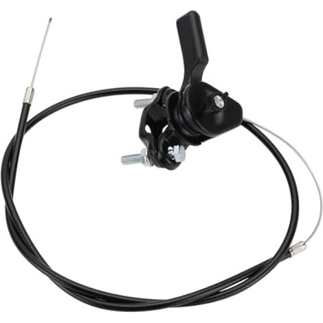 1 pièce 1m Câble d'accélérateur avec interrupteur pour plaque Wacker - Pièce de rechange compatible compacteur 6.5 HP C60, guidon 22-32mm (1/5)