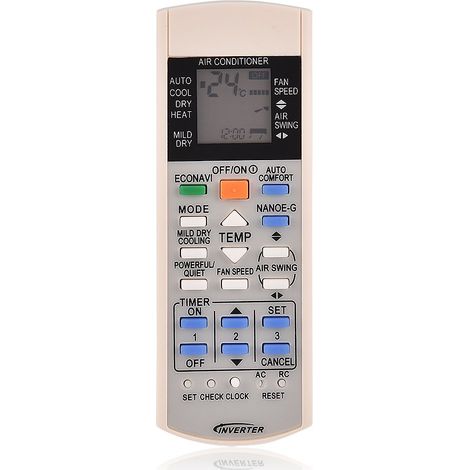 Telecomando di ricambio per condizionatore d'aria Panasonic A75c3300 A75c3208 A75c3706 A75c3708.