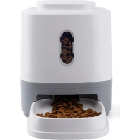 Distributeur de nourriture pour chien, distributeur automatique de nourriture pour chat, capacité de 1,5 l, alimentation par pression avec bol d'alimentation lente, jouet d'enrichissement interactif