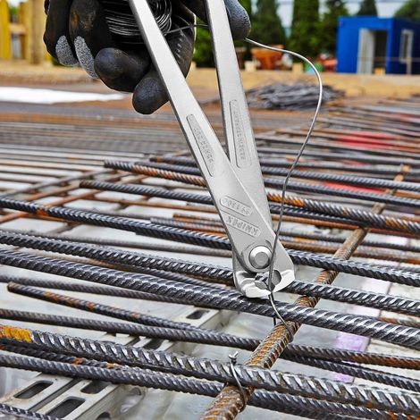 KNIPEX 99 14 300 Tenaglia per ferraioli e cementisti tipo forte a grande forza di taglio zincata lucida 300 mm