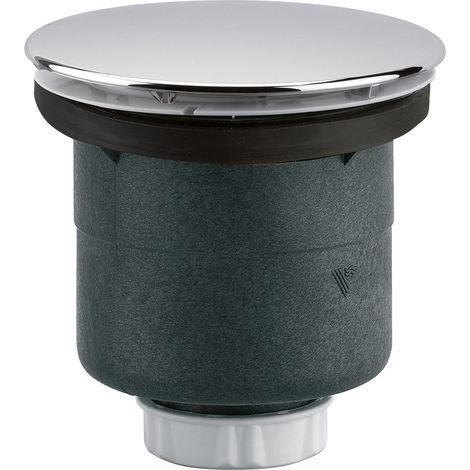 Bonde de douche diamêtre 90mm chromé sortie verticale - VALENTIN