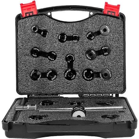 LEBYCLE Kit d'outils pour le montage et le démontage des roulements de moyeu de vélo LEBYCLE, kit d'outils pour le montage et le démontage du boîtier de pédalier, outil de démontage des roulements de (1/5)