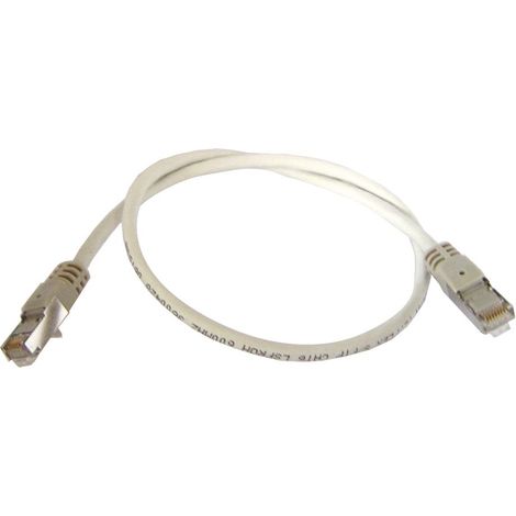 Cordon de brassage RJ45/RJ45 - SFTP Lg 0,5 m MICHAUD Q292 (1/3)