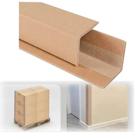 Protections de bord en carton, cadre d'emballage en forme de L (10 x 3 (1/5)