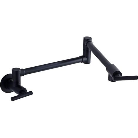 Robinet de remplissage de pot Remplissage en pot Double joint bec pliant pliable le bras swing swing mur mur robinet simple trou simple à deux poignées évier de cuisine robinet Robinet pliant ( Color (1/5)