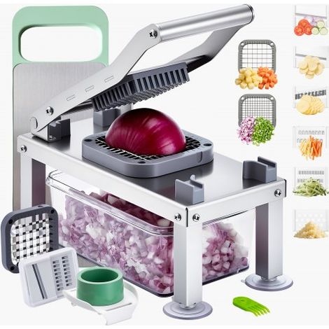 Mandoline Cuisine Hachoir à Légumes Coupe Légumes Tout-en-un (1/5)