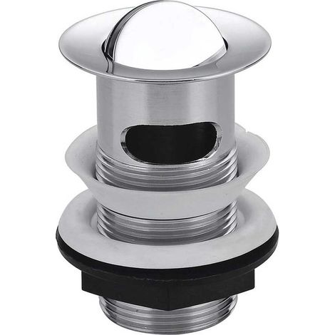 Orbit Round Flip Top Basin Waste Chrome - Slotted (1/2)