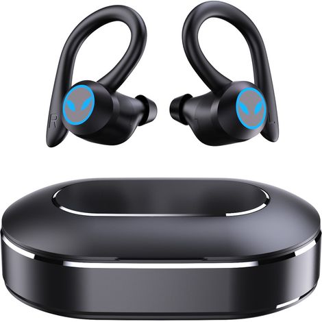 Casque sans fil, écouteurs Bluetooth sans fil, microphone stéréo haute définition, casque à réduction de bruit (1/4)