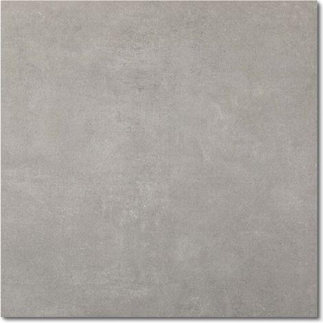 Carrelage effet Béton Gris 60x60x2 cm Cemento - Sol extérieur (vendu par 0,72 m² soit 2 dalles) - RO'MA CARRELAGE