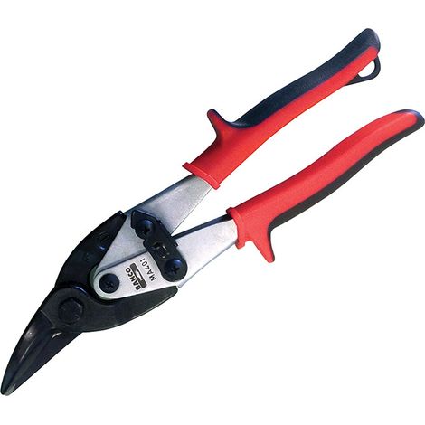 Bahco MA401 Red Aviation Compound Snips Left Cut 250 mm (10 in)