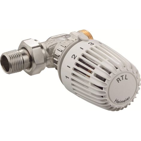 HEIMEIER Limitatore di temperatura di ritorno RTL Forma passante, Filetto esterno G 3/4, 9154-02.800