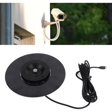 Wandmontagehalterung für ein 4-W-monokristallines Silizium-Solarpanel mit Android-Ladekopf-Überwachungssystem. (1/5)
