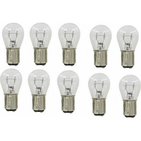 10 ampoules poirettes 12v 21/5w stop et feu rouge (1/2)