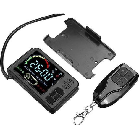 Calefactor de estacionamiento Carair con control remoto Bluetooth y accesorios para calefactor de estacionamiento.