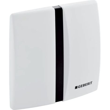 Geberit Placa ciega, cuadrada, de fundición inyectada de zinc: cromo, mate, 240560461