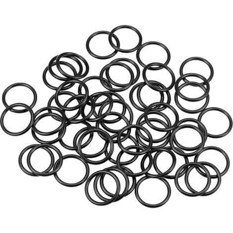 Nitrile Rubber O-Rings 24mm OD 19mm ID 2.5mm Width Metric Nitrile Rubber Gasket Sealing Pack of 50 (1/5)