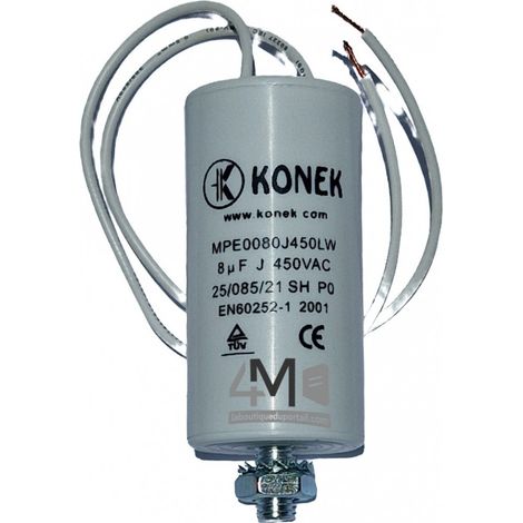 Condensateur Démarrage Moteur 8 µF / 450 V