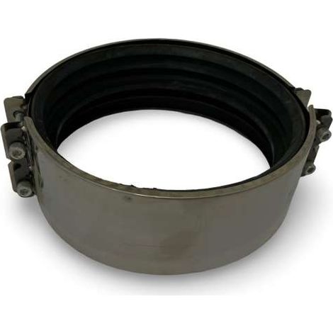 Sonderangebot Eternit Spannmuffe DN 150 für SML-und Faserzement Rohre Edelstahl