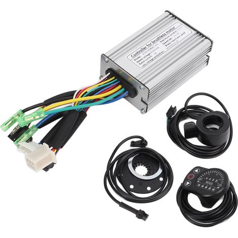 Kit contrôleur KT 36V 48V 350W écran LED900S 17A capteur d'assistance au pédalage poignée d'accélérateur pouce jeu complet (1/5)