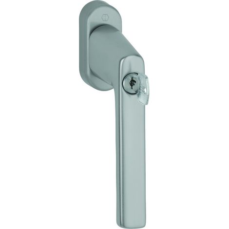 HOPPE Aluminium-Fenstergriff abschliessb. D/K  Hamburg  0700LS/U26, F9/NA7501/7/032-042/2W153-EW/90/9999/M5X45/50 - 11950547