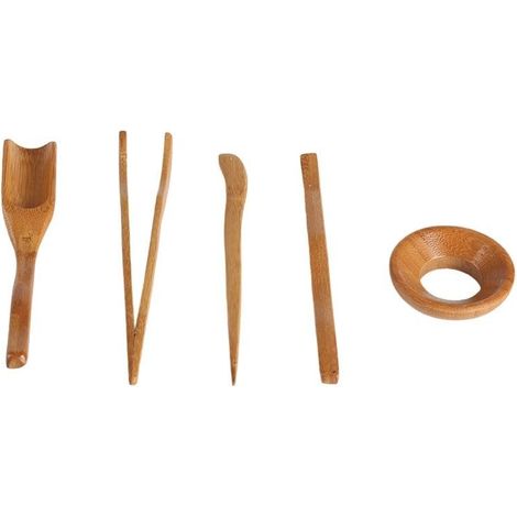 Set of bamboo gear - tea - 5 pcs (1/4)