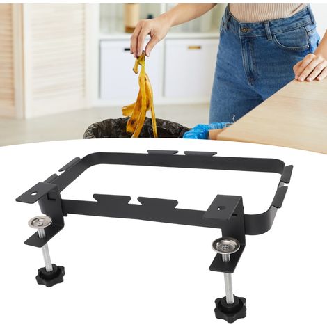 Support de sac poubelle portable et robuste pour le camping, les placards de cuisine, le jardin et les activités de plein air. (1/5)