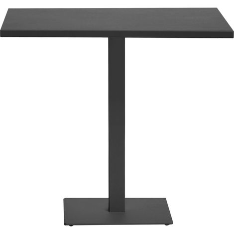 Tavolo in Alluminio per Bar, Pizzerie, Ristoranti, 80x80 cm, Antracite (1/2)