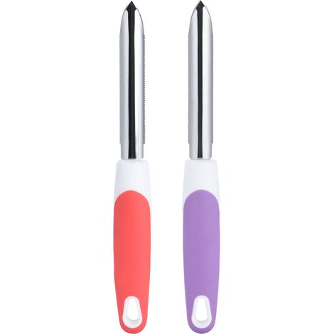 de 2 éplucheurs de poivrons en acier inoxydable outils de (1/5)