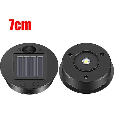 (7 cm - 4 pièces) Couvercle de rechange pour lampe solaire 1,2 V étanche à LED, pour lanterne solaire extérieure, décoration de jardin. (1/5)