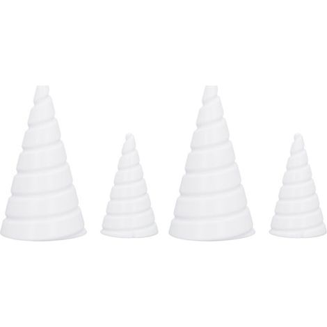 Gabarit d'enroulement de bobine en spirale, outil d'électroculture de jardinage en fil de cuivre pour plantes et légumes en croissance taille S L 4 pièces (1/5)