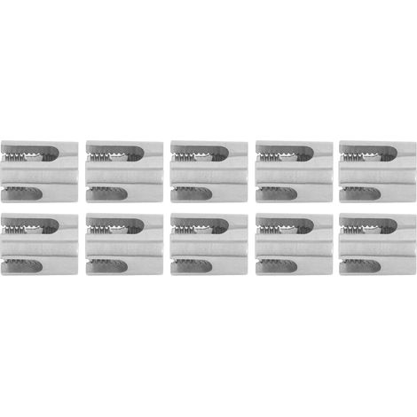 Lot de 10 colliers pour câble acier inoxydable 316 fixation traversante pour garde-corps câble convient à cordage sous 8mm (1/5)