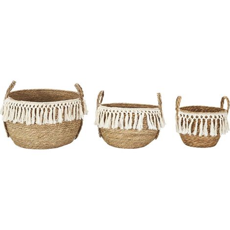 Ensemble de 3 Paniers Tressés Gigognes (1/5)