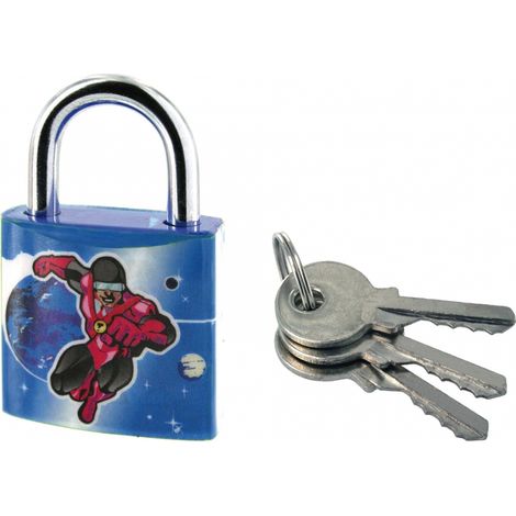 Lucchetto Speedcom Extra Lock, acciaio, interno, arco in acciaio, 30mm, 3 chiavi - THIRARD (1/2)
