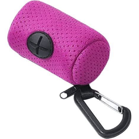 Support de sac de ramassage de crottes de chien,-Rose rouge (1/5)