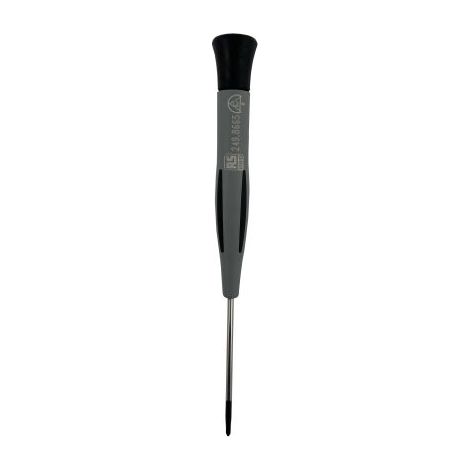 Tournevis RS PRO, Pointe Plate 2,5 x 75 mm type Précision ( Prix pour 1 )