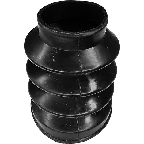 Soufflet de levier de vitesse caoutchouc universel de protection en caoutchouc souple noir Voiture Moto Tondeuse Tracteur Mini pelle Machine, 33 x 50 x 72mm