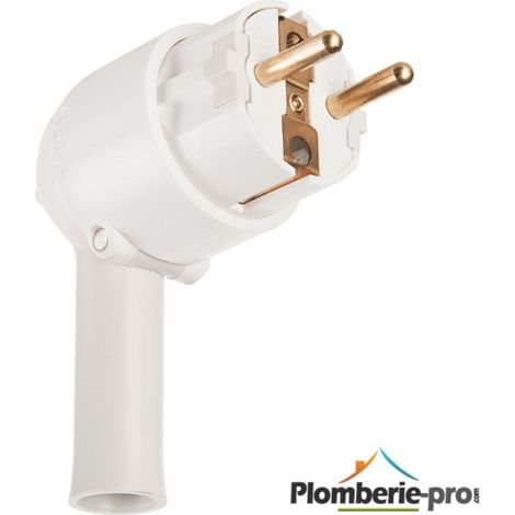 Fiche à extraction facilité 2P+T blanche Legrand 050175