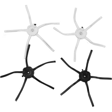 Ortviai Accessoires pour aspirateur robot Roborock Q5 : brosse centrale + 4 brosses latérales + 2 filtres + 2 sacs à poussière en ABS (1/4)