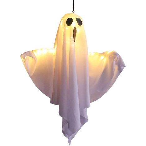 Décorations d'Halloween - Décorations d'Halloween - Halloween - Blanc - Décoration intérieure et extérieure - Lampe à monter soi-même - Bras flexible - 50 x 40 cm (1/5)